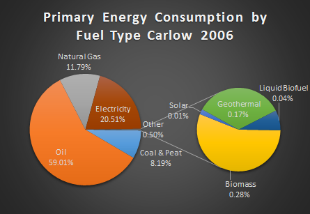 Primary Energy Consumption Carlow 2006